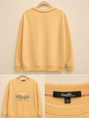 Women’s Yellow Crewneck Sweatshirt